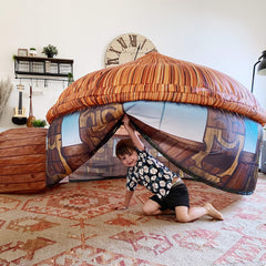 Air Fort party and playdate use invites friends to imagine together.