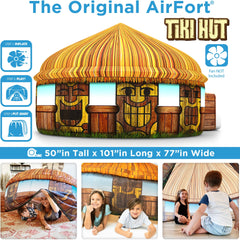 Air Fort inflates in under 30 seconds for a mess-free fort experience.