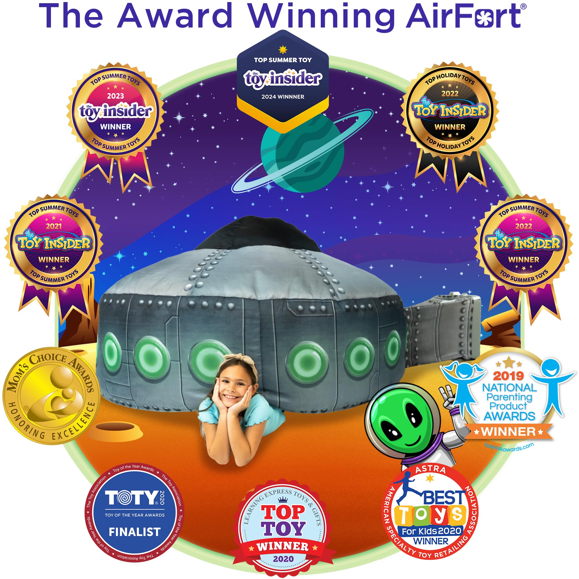 AirFort viewing window allows kids to peek and imagine