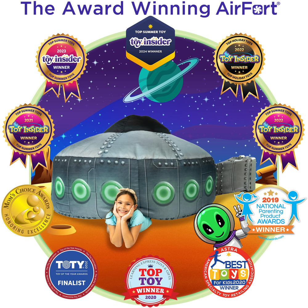 AirFort viewing window allows kids to peek and imagine