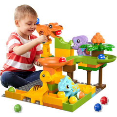 Airkid marble runs with dinosaur-building blocks spark imaginative play and problem-solving