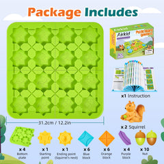 Airkid Squirrel trail pieces form a vibrant route to practice planning