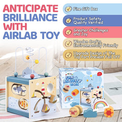 Airlab colorful wooden toy boosts color and shape recognition