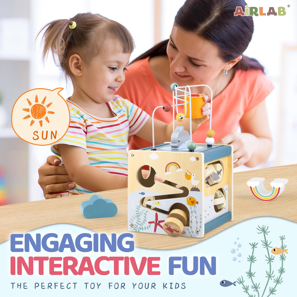 Airlab tummy time mirror invites visual exploration and self-awareness