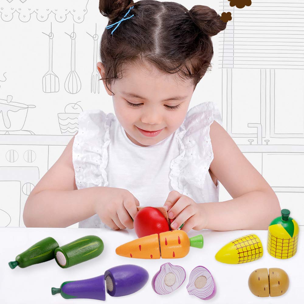 Airlab tomato wooden play food sparks colorful pretend cooking adventures.