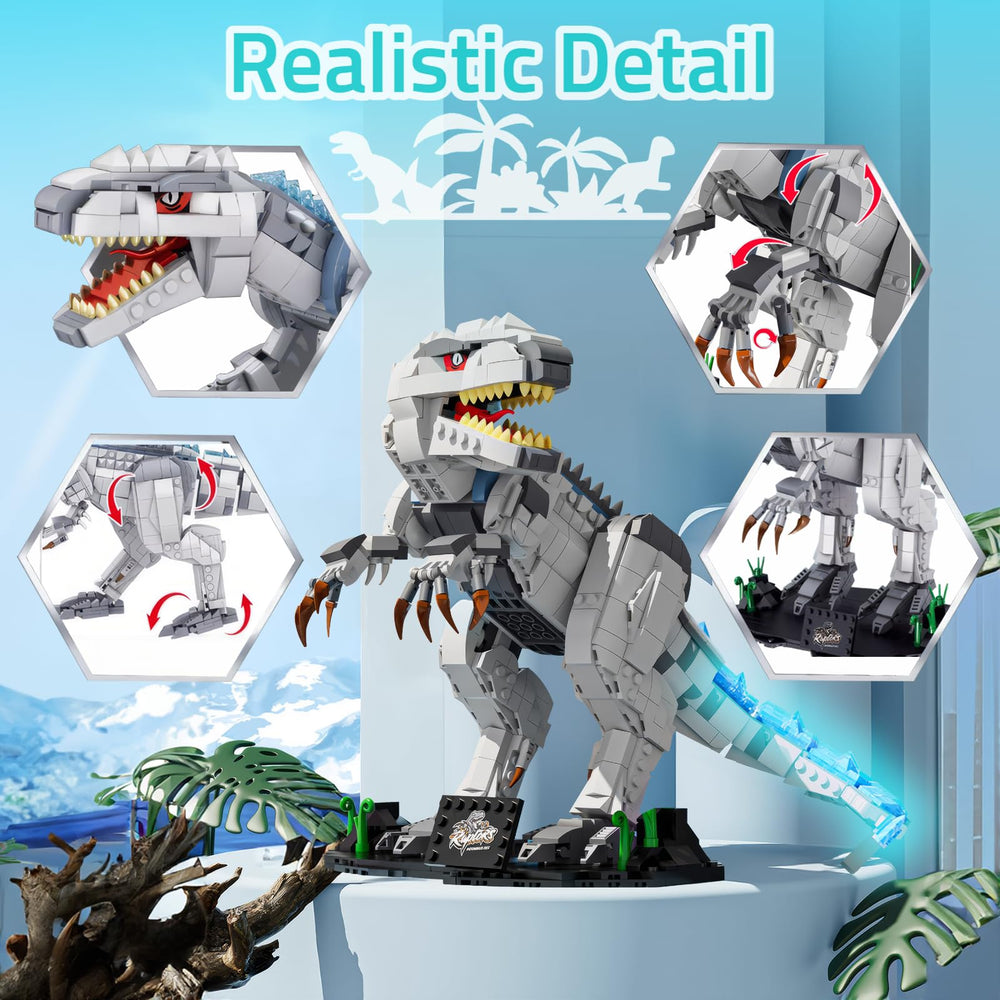 Airney dinosaur display centerpiece featuring glow and collectible display value