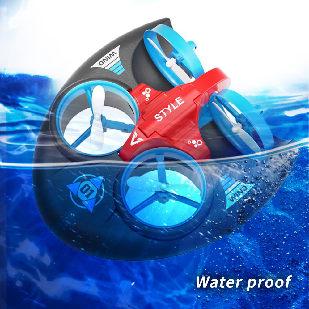 AIROKA RC foam boat glides smoothly on water for family fun.