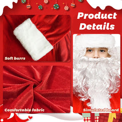 aisacsop Adjustable belt adds authentic Santa detail while remaining comfy.