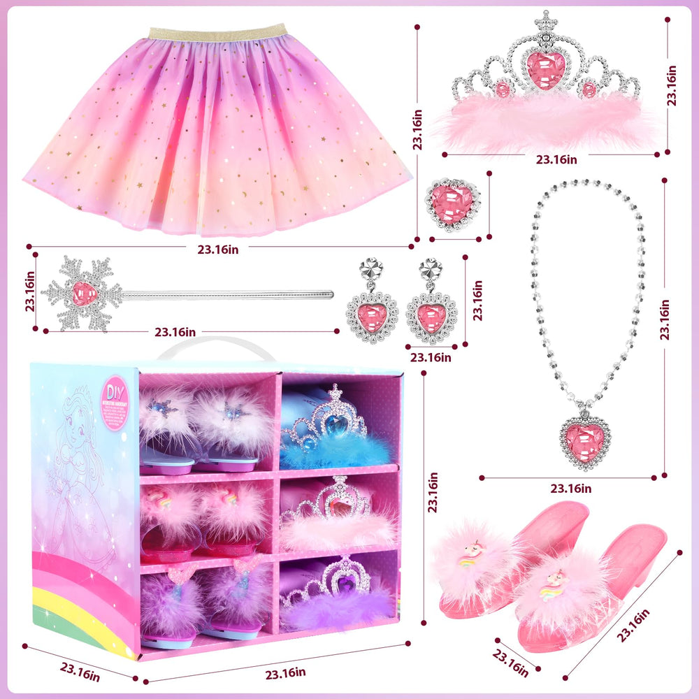 AISAMLIN sparkling jewelry set for coordinating outfits and dress up