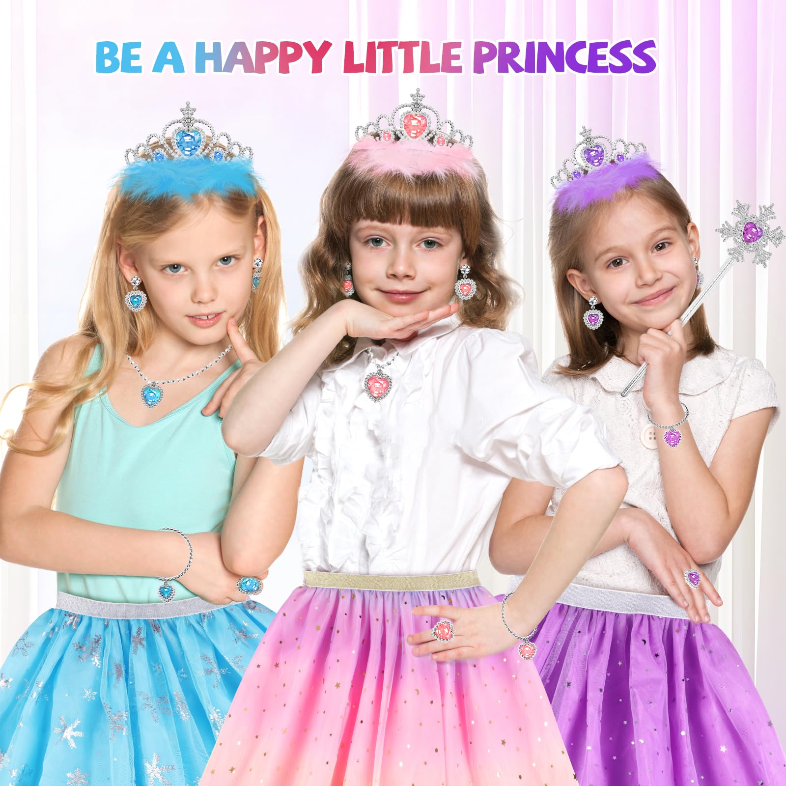 AISAMLIN crown tiara for little princess confidence during play