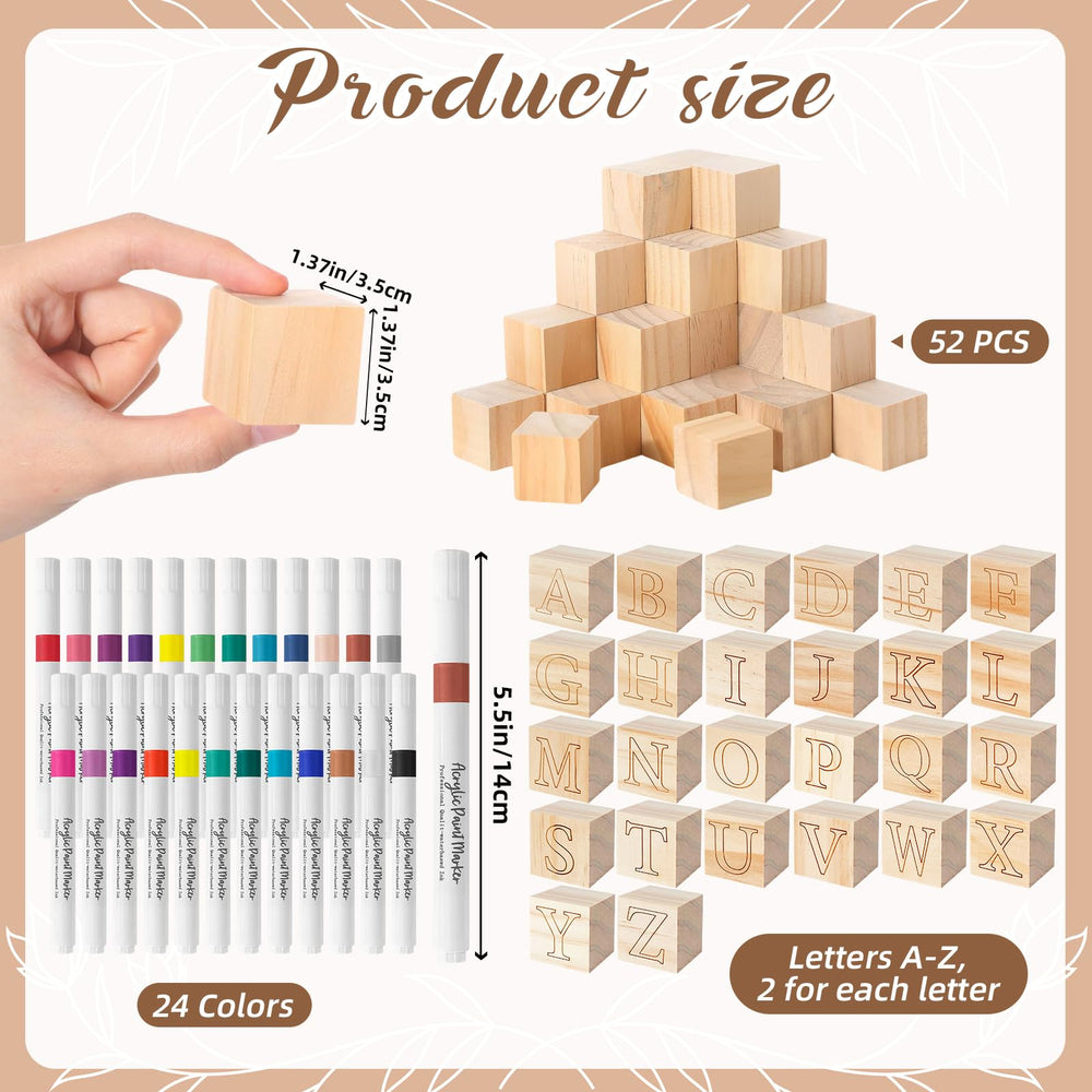 Aisharery color markers set enables vibrant painting on blocks and templates.