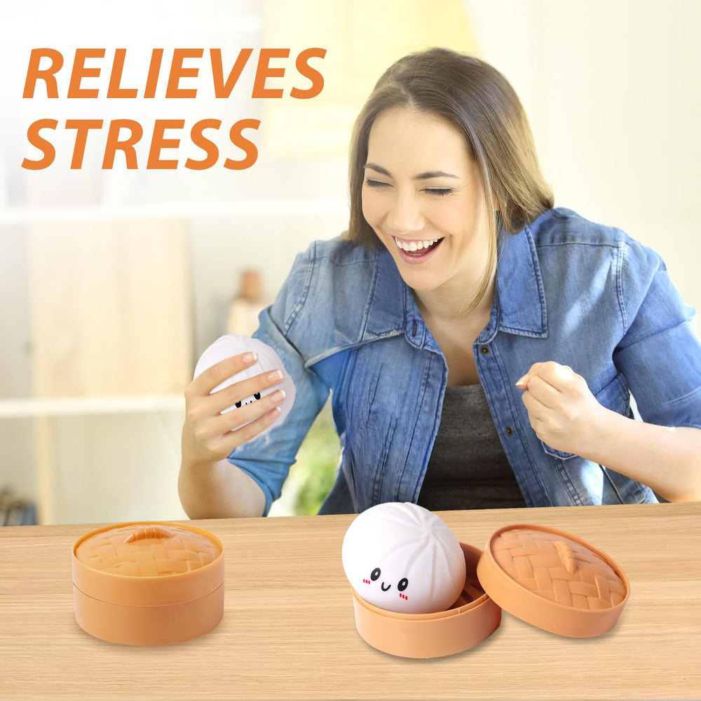 AiSiXin Steamer packaged dumpling toy displayed for playful stress relief