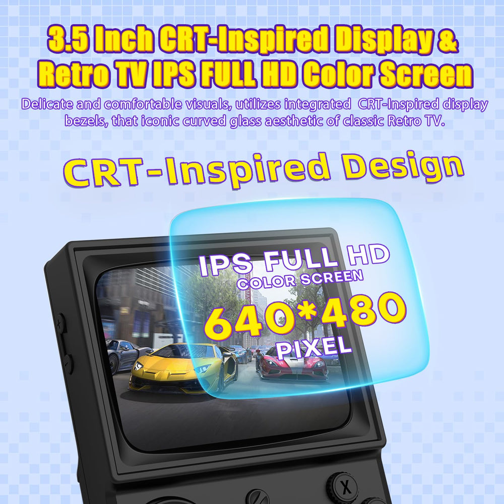 AISLPC R36T CRT bezel evokes classic TV aesthetics during play.