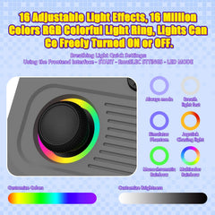 AISLPC R36T 16 million color RGB lighting adds lively customization.