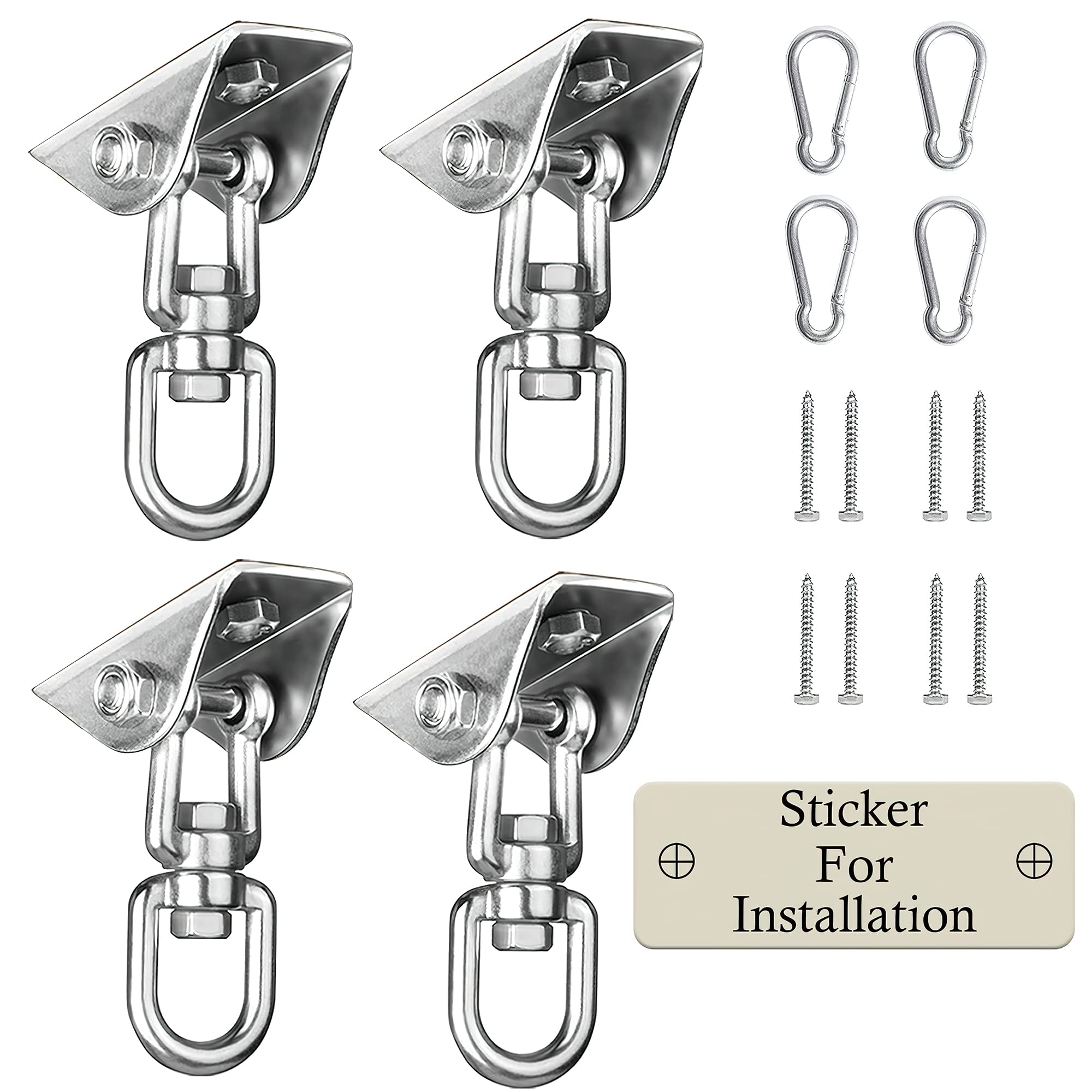 Aisto heavy-duty swing hangers in a 2-pack for sturdy outdoor setups.