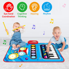 Aitbay Baby Music Mat foldable design for easy storage between plays