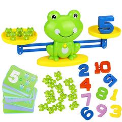 Aitbay frog balance base featuring a colorful counting game for STEM learning.