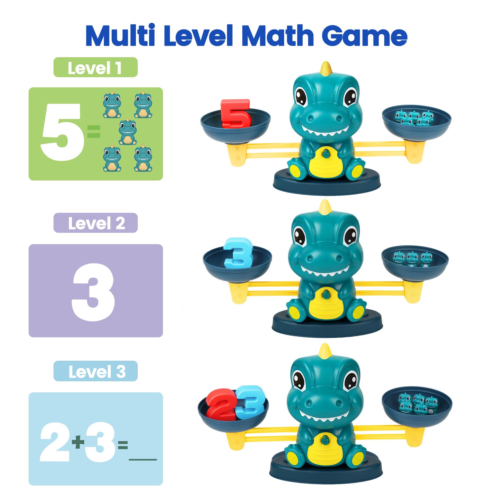 Aitbay dinosaur scale base shown in a stable learning setup