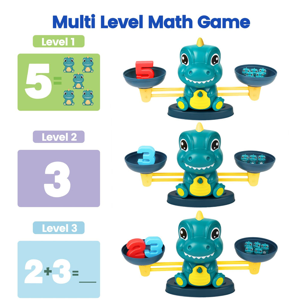 Aitbay dinosaur scale base shown in a stable learning setup