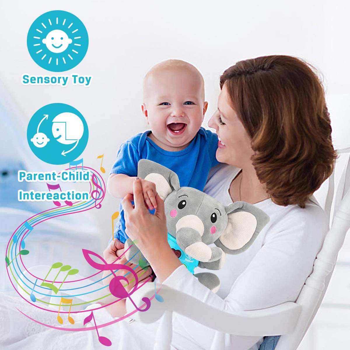 Aitbay gift-ready elephant toy with cute design.