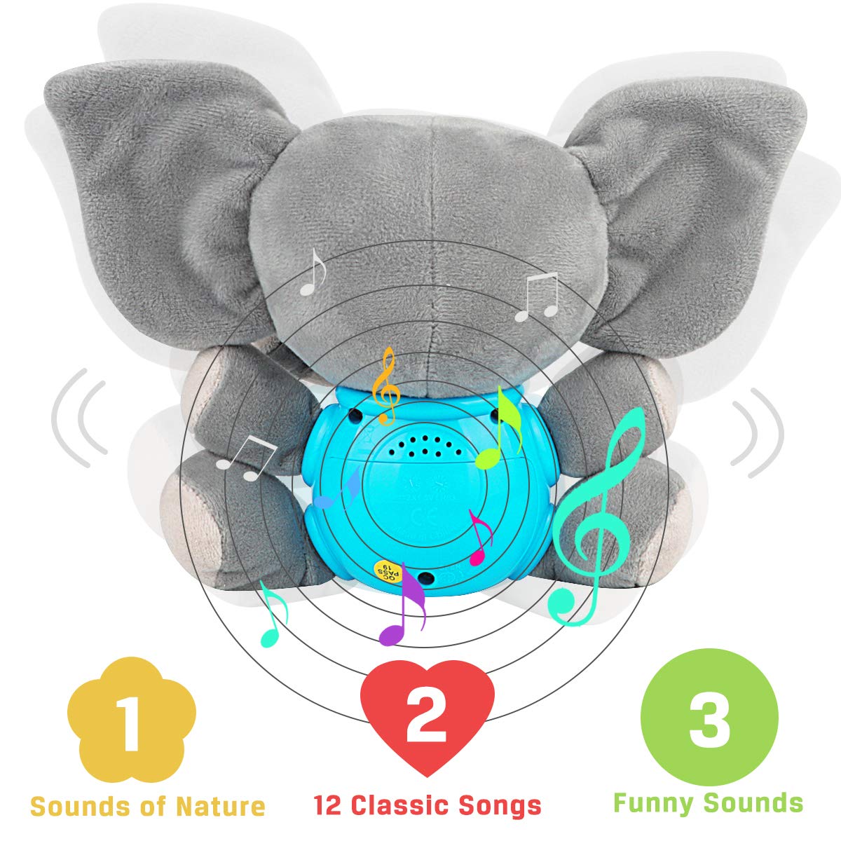 Aitbay music toy featuring nature sounds for sensory play.