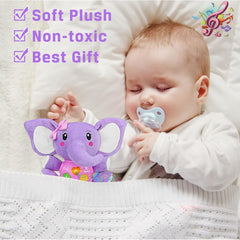 Aitbay safety-certified plush elephant ensures durable, fade-resistant use