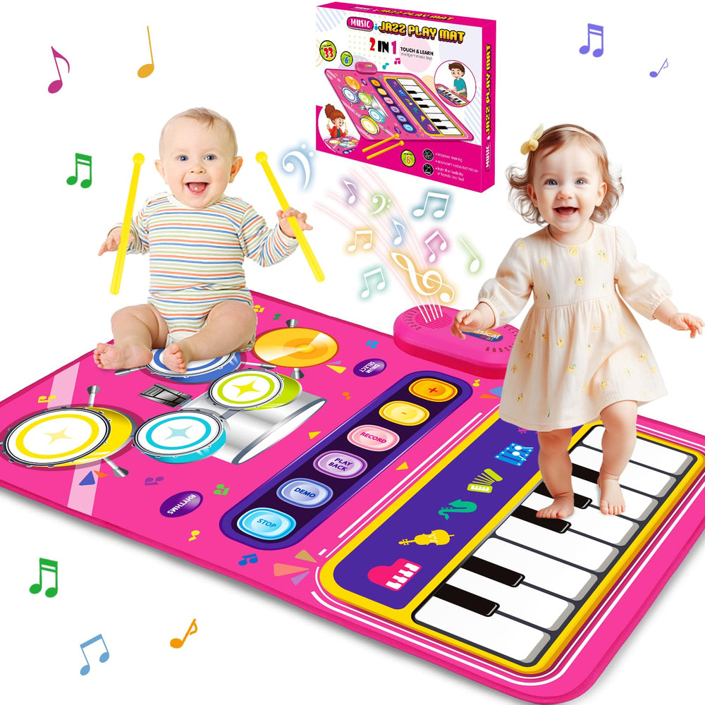 Aitbay piano mat keyboard invites early musical exploration.