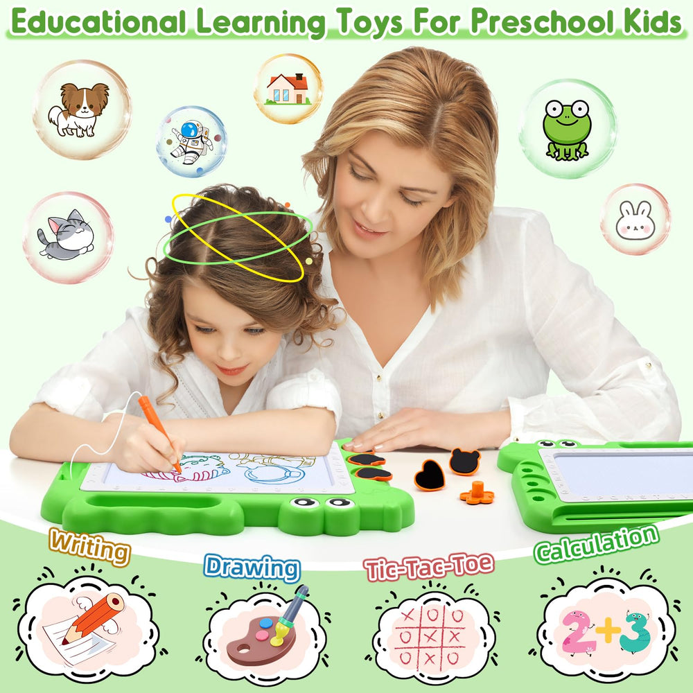 AiTuiTui drawing board color zones blue yellow purple green aid color recognition