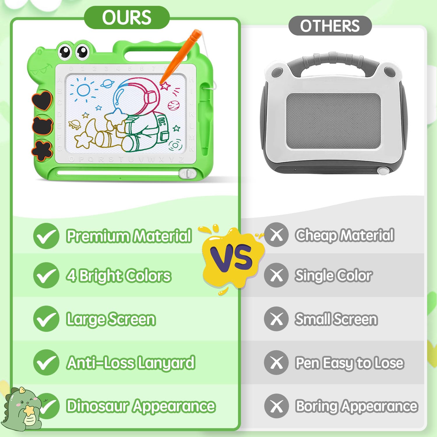 AiTuiTui erasable pen and eraser enable mess-free drawing