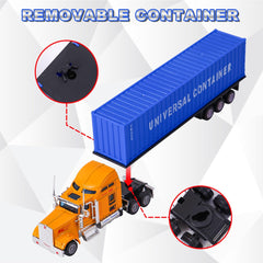 AIUAZA 1/65 truck model detachable container, easy assembly encourages creative building.