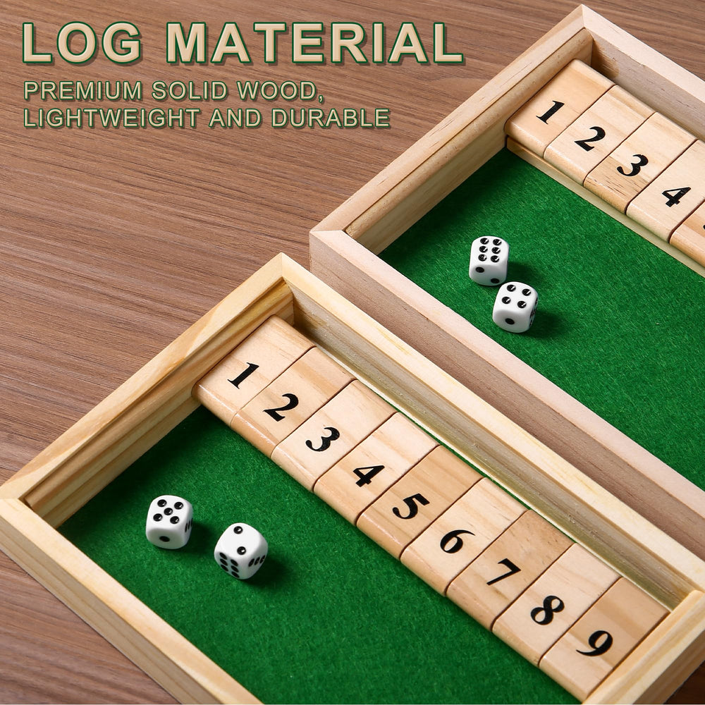 AIUAZA Shut The Box packaging ready for gifting occasions.