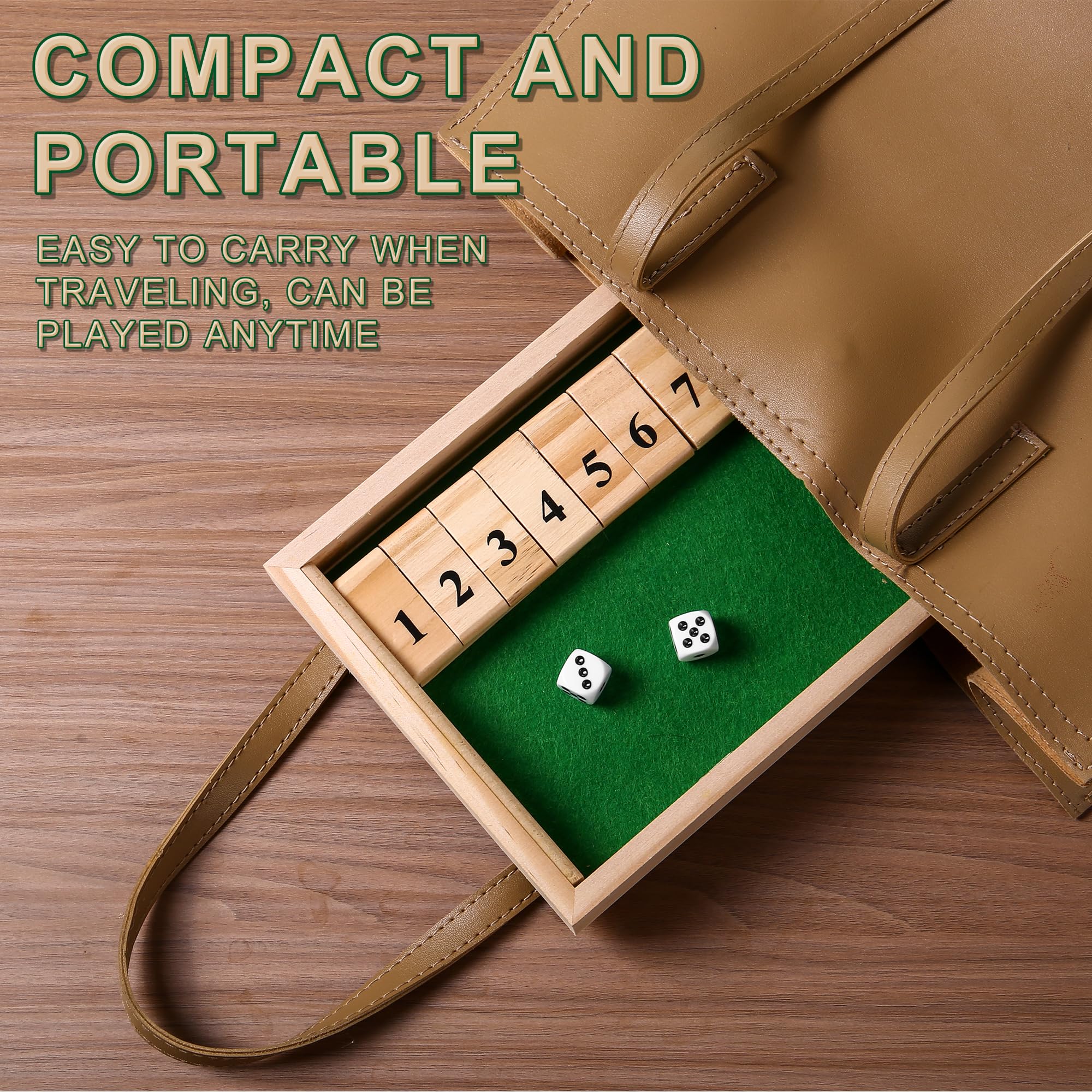 AIUAZA Shut The Box two players enjoy competitive gameplay.