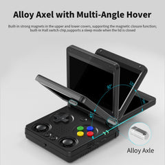 Aivuidbs Flip 190-degree angle showcases flexible viewing for handheld play
