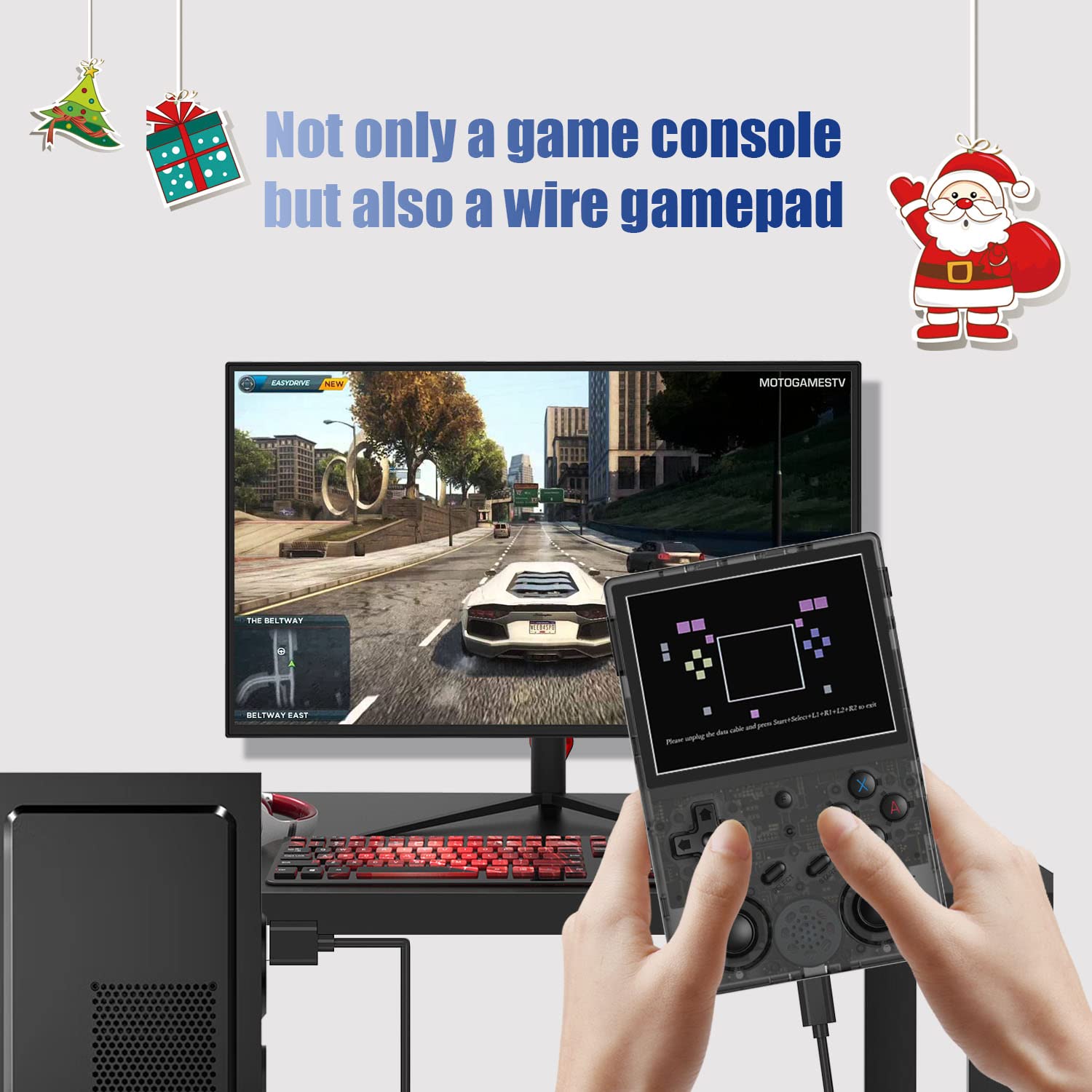 Aivuidbs RG353V Moonlight streaming via HDMI for PC game play