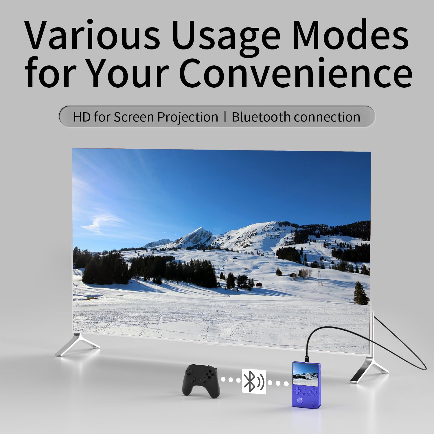 Aivuidbs RG40XX V HDMI output for TV-based gaming