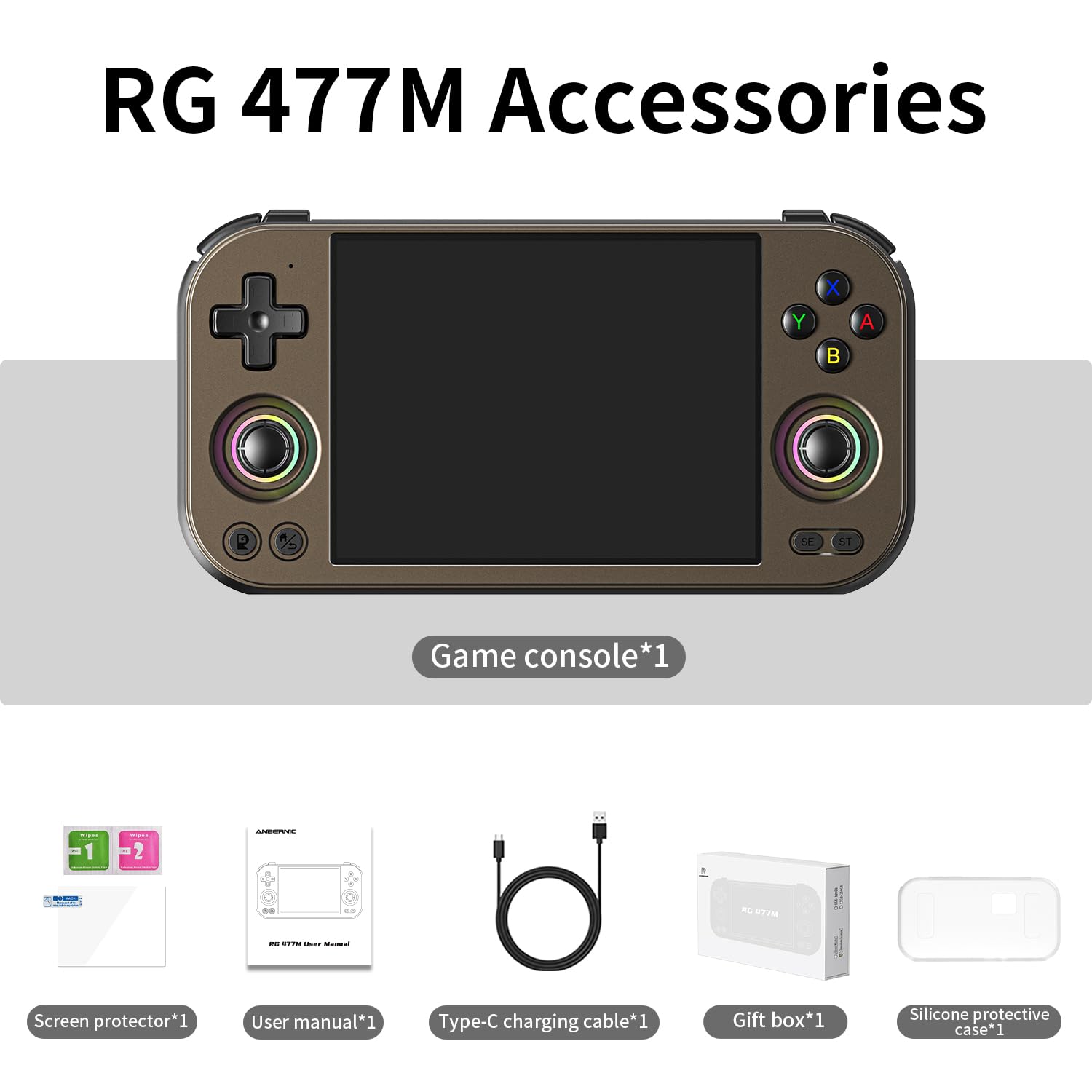 Aivuidbs RG477M aluminum chassis enhances grip and durability