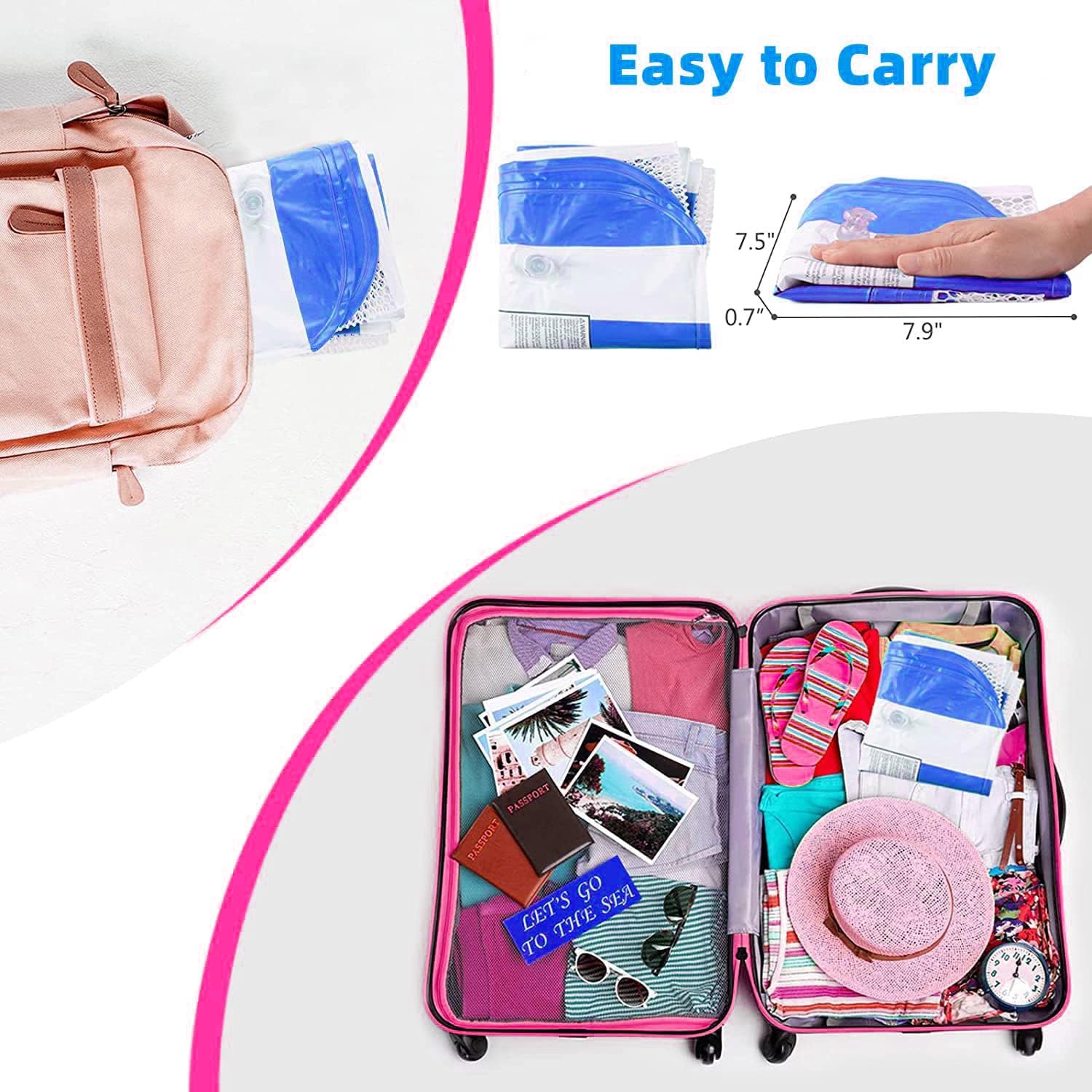AIWAN LEZHI compact carry bag enables easy storage and transport.