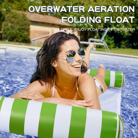 AIWAN LEZHI inflatable pool hammock green for family sharing.
