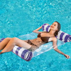 AIWAN LEZHI three-in-one lounge hammock demonstrates stability and adaptability on water.