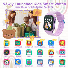 AIWIEP Kids Smart Watch game screen highlighting 32 games for active play.