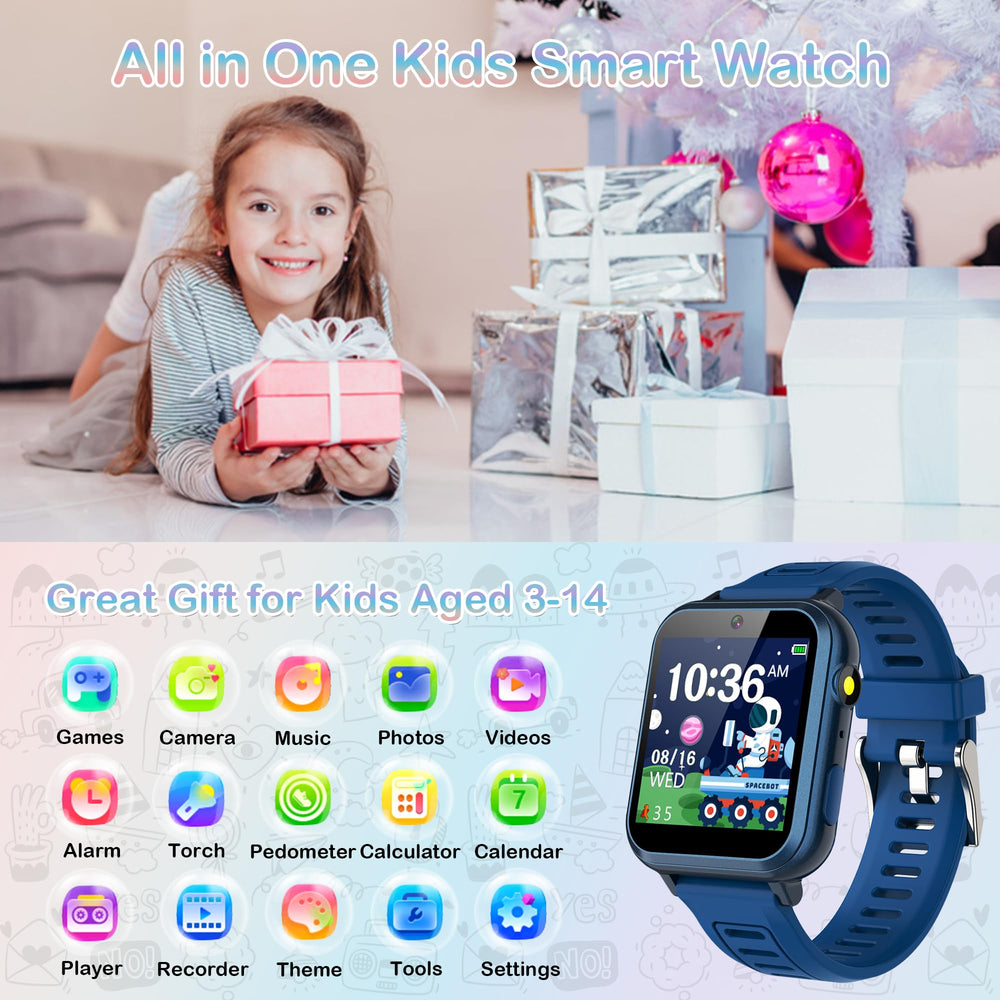 AIWIEP Kids Watch HD touch screen offers clear viewing during games and photos