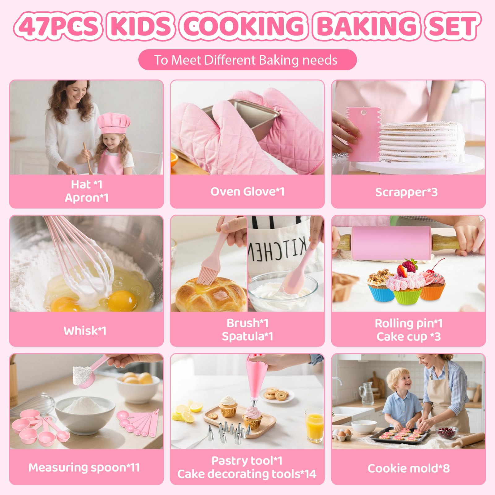 Aixmeet collection of kid-friendly baking tools to inspire creativity