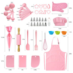 Aixmeet measuring spoons set for precise pretend cooking