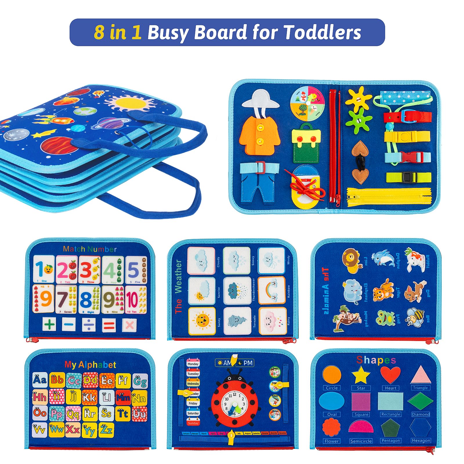 AIXMEET Busy Board clock area introduces time concepts through hands-on play