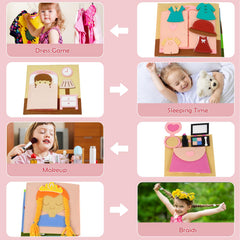 AIXMEET Busy Board washing face activity enhances motor skills