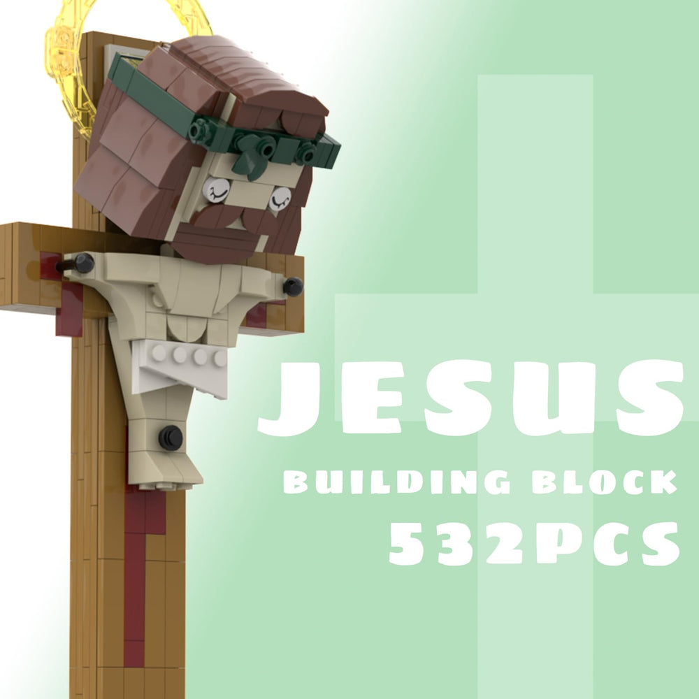 AIYIMUSIDEEN Jesus Building Blocks mov able book display adds interactive display options.