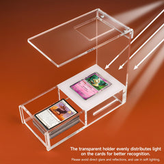 Aizesuro removable drawer door demonstrates quick card access and neat separation.