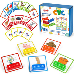 Aizweb CVC Word Game front panel with three buttons for engaging word-building.