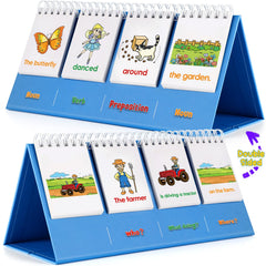 Aizweb sentence-building cards flipping visuals boost early reading confidence.