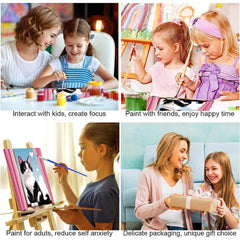 Ajepon acrylic paints are waterproof and fade-free when dry.
